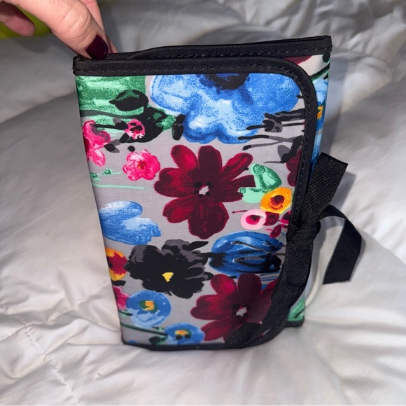 THIRTY ONE - Floral Print writing tablet/pen holder organizer with Black Ribbon - Picture 6 of 7